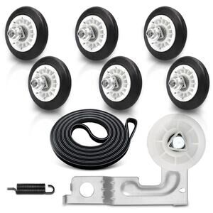 【2025 Upgraded】 Dryer Drum Roller Replacement for LG DLEX8000V DLEX9000V DLEX